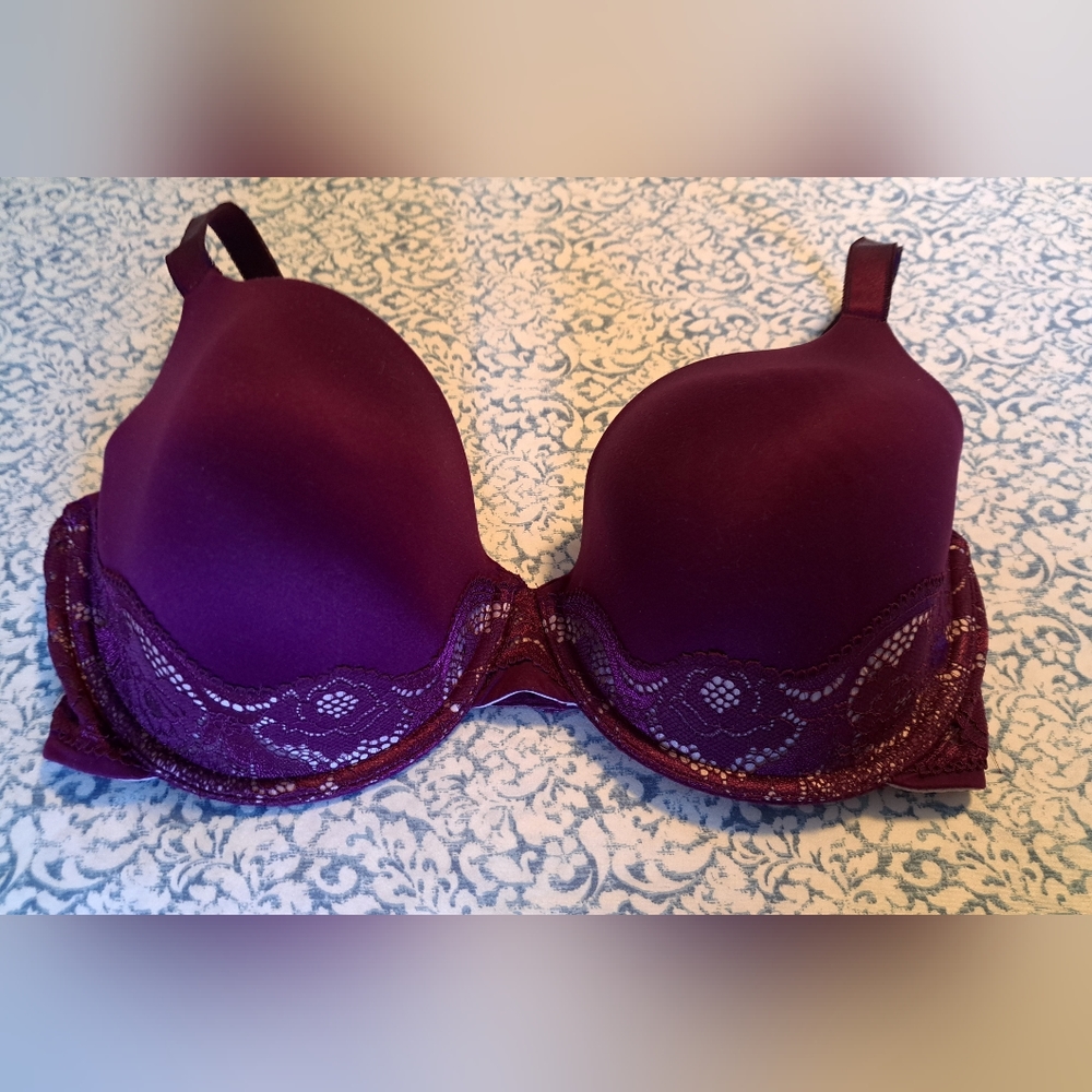 WACOAL BRA lace 34G molded cups PRETTY - Picture 4 of 6